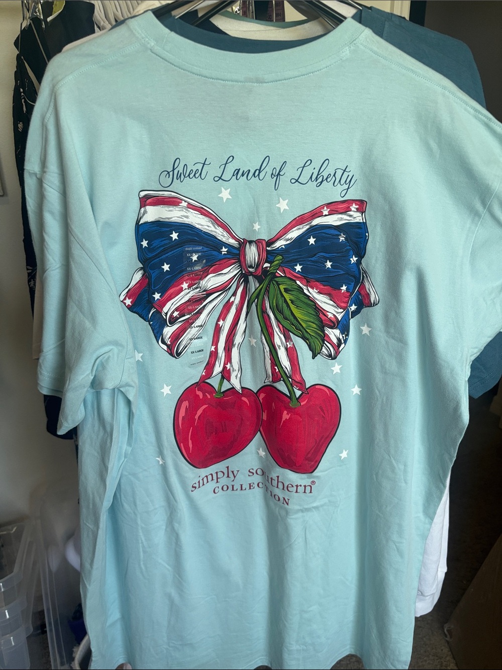 Simply Southern Patriotic Graphic Tee - Picture 4 of 4